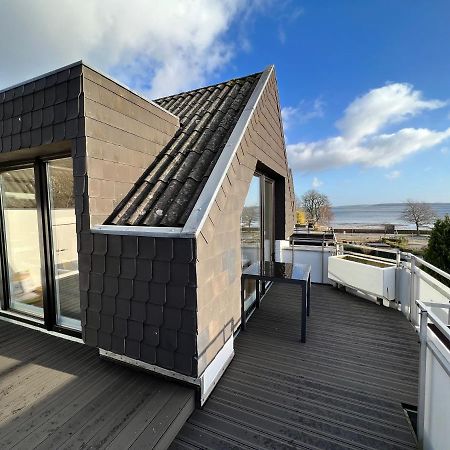 Beach House II - Penthousewohnung In Bestlage Mit Sonniger Dachterrasse Und Top Meerblick Harrislee Exterior photo