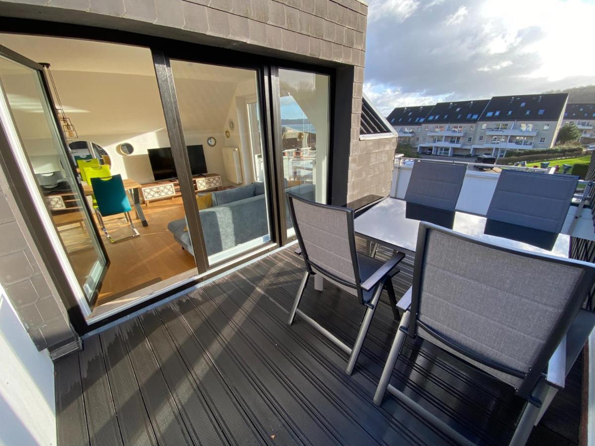 Beach House II - Penthousewohnung In Bestlage Mit Sonniger Dachterrasse Und Top Meerblick Harrislee Exterior photo